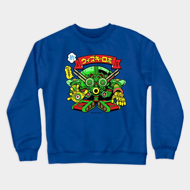 WH1Z-B0T Crewneck Sweatshirt by 1shtar